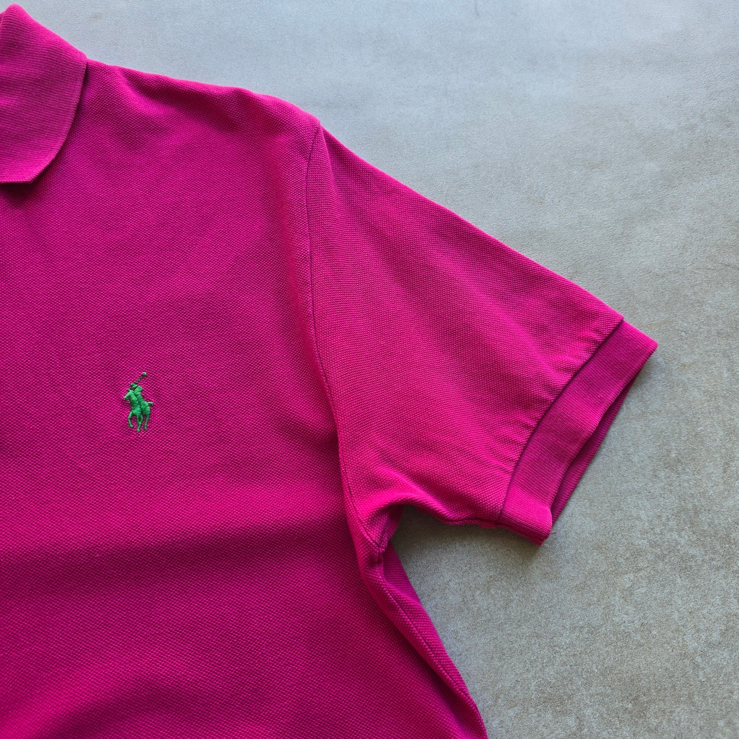 Vintage Ralph Lauren Pink Polo Shirt - S