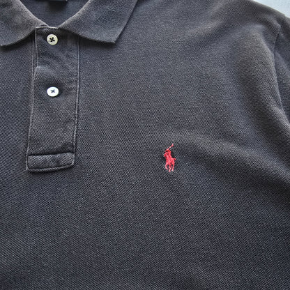 Vintage Ralph Lauren Black Polo Shirt - L
