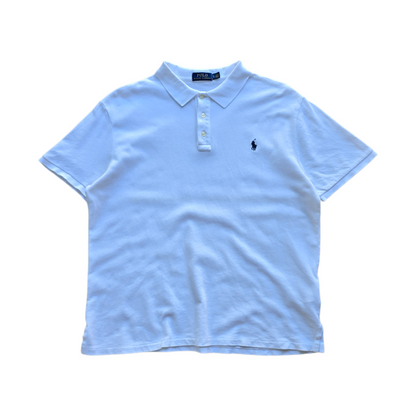 Ralph Lauren White Polo Shirt - L