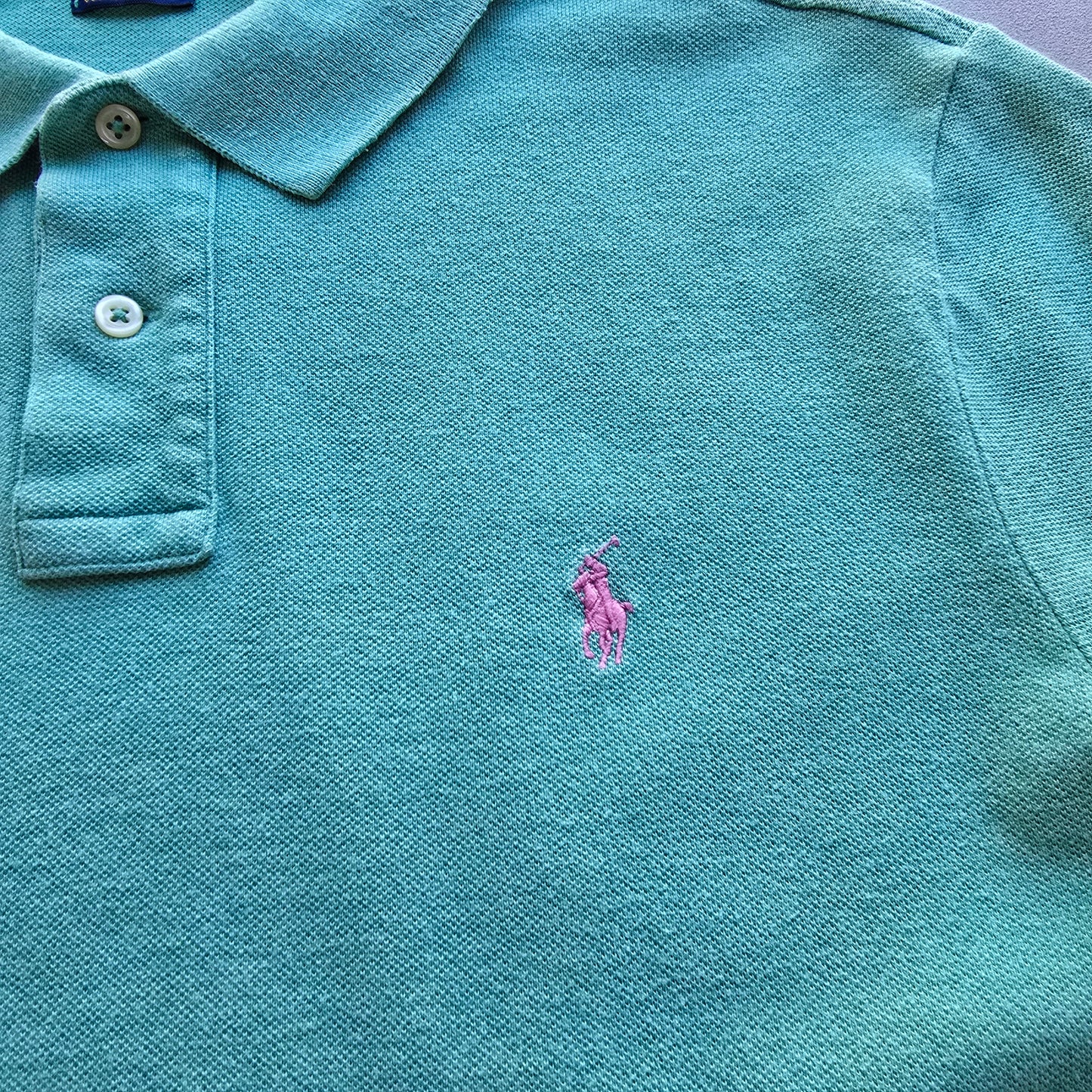Ralph Lauren Green Polo Shirt - M/L