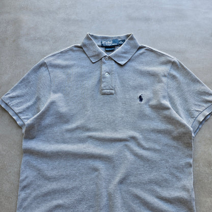 Vintage Ralph Lauren Grey Polo Shirt - M