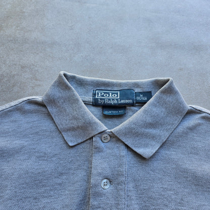Vintage Ralph Lauren Grey Polo Shirt - M