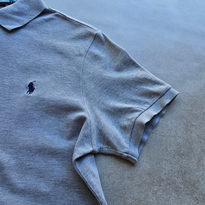Vintage Ralph Lauren Grey Polo Shirt - M