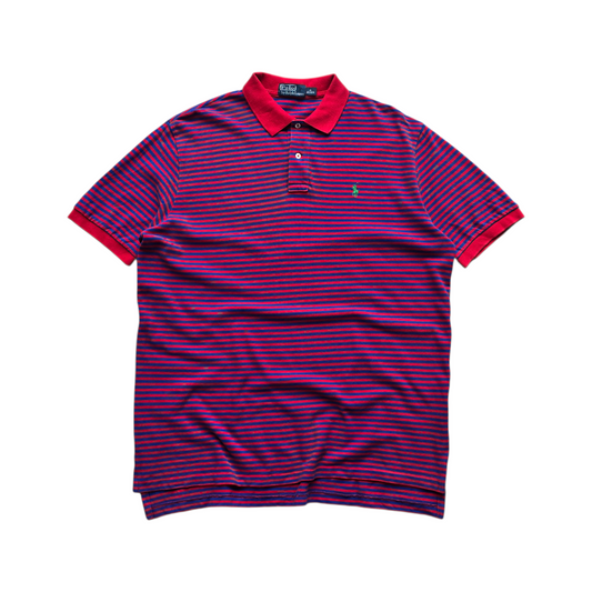 Ralph Lauren Striped Polo Shirt - XL