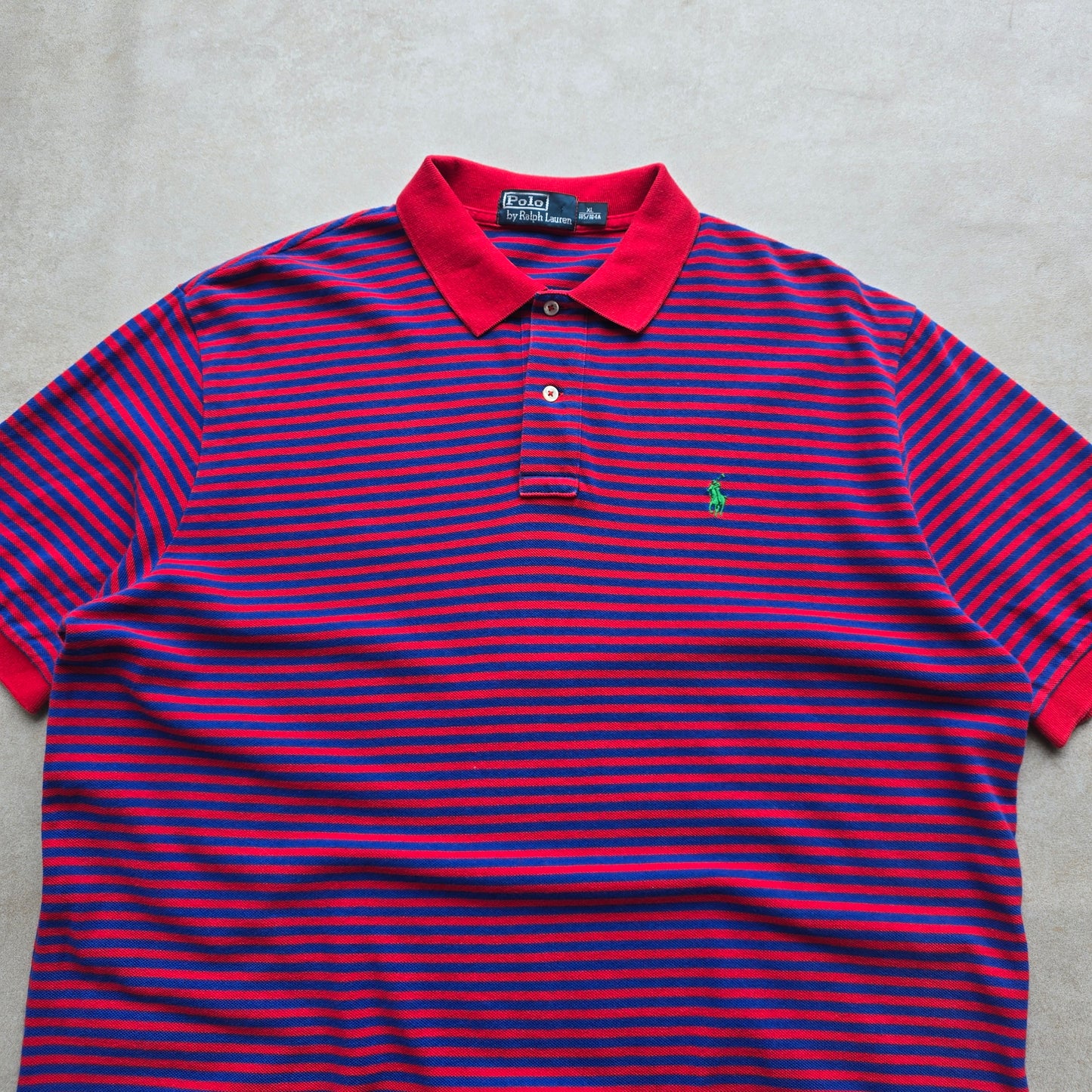 Ralph Lauren Striped Polo Shirt - XL