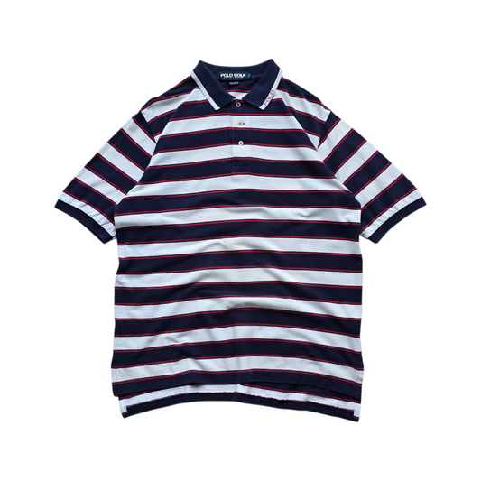 Vintage Ralph Lauren Golf Striped Polo Shirt - L