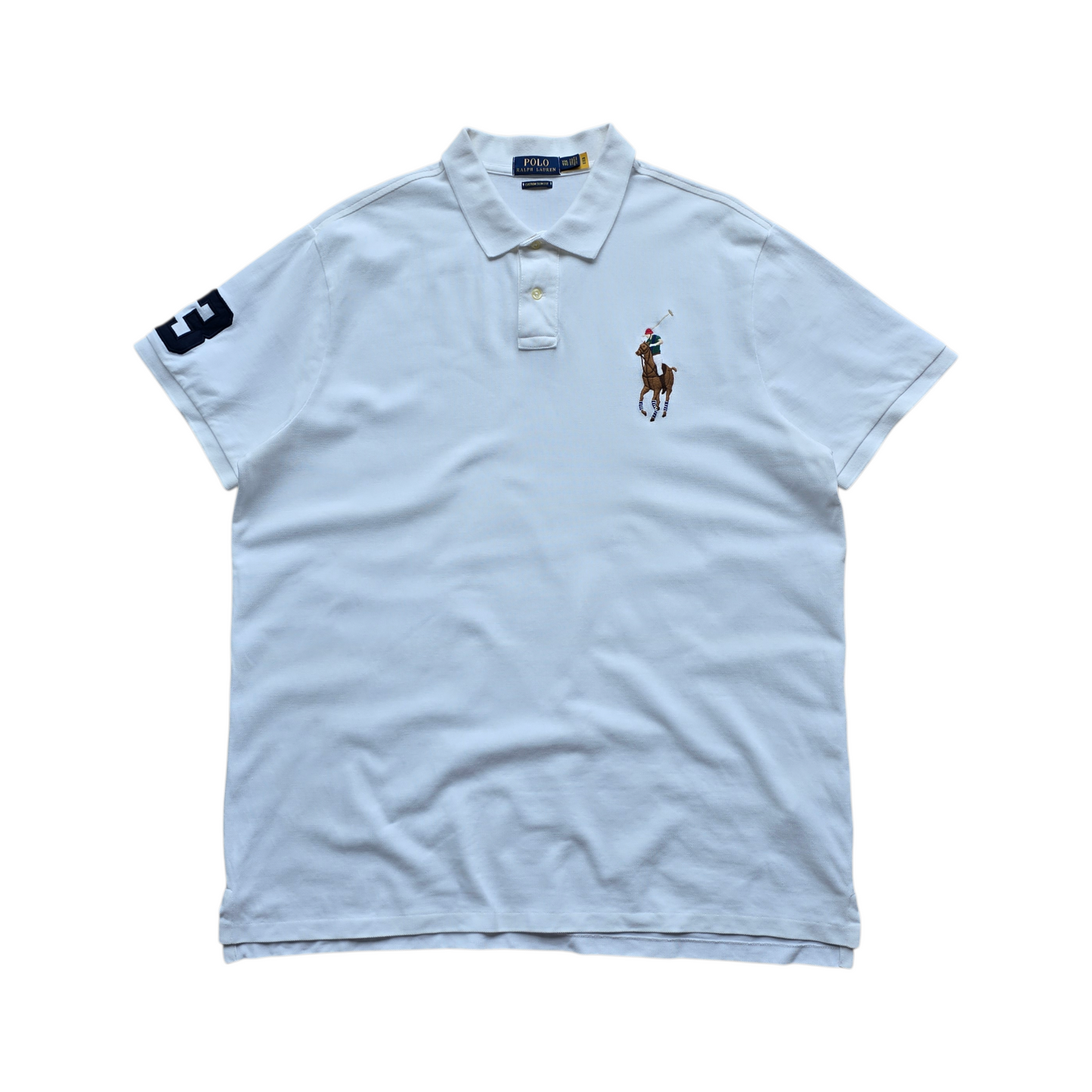 Ralph Lauren White Big Pony Polo Shirt - XXL