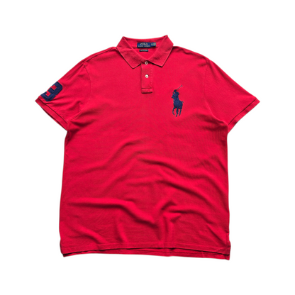 Ralph Lauren Red Big Pony Polo Shirt - XL