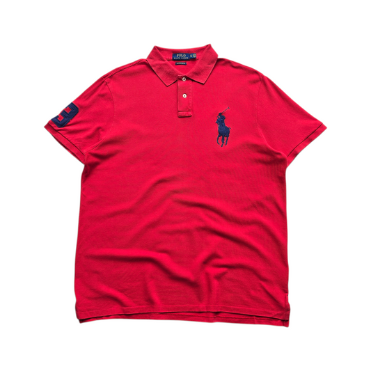 Ralph Lauren Red Big Pony Polo Shirt - XL