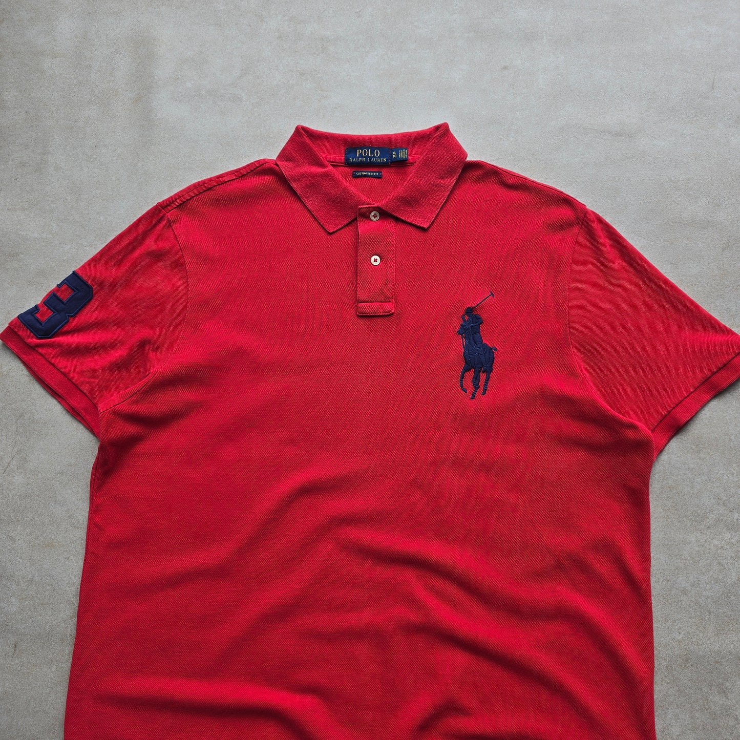 Ralph Lauren Red Big Pony Polo Shirt - XL