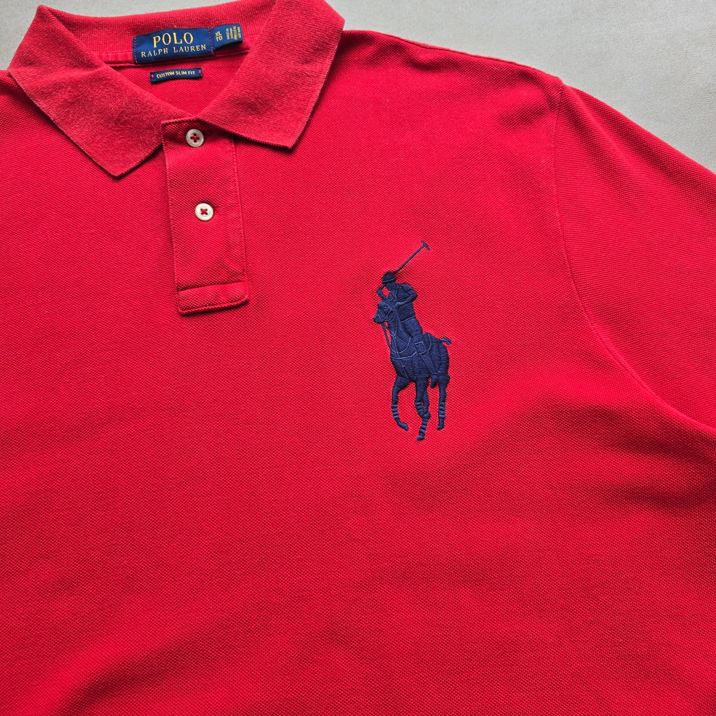 Ralph Lauren Red Big Pony Polo Shirt - XL