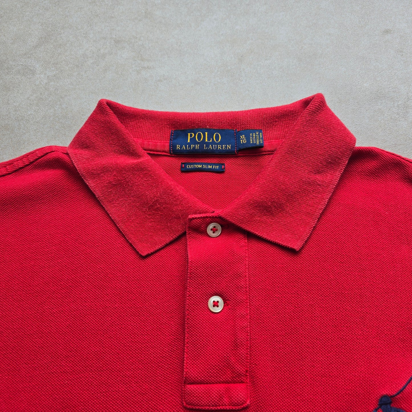 Ralph Lauren Red Big Pony Polo Shirt - XL