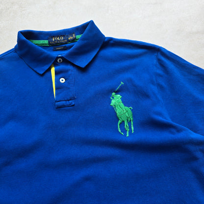 Ralph Lauren Blue Big Pony Polo Shirt - L