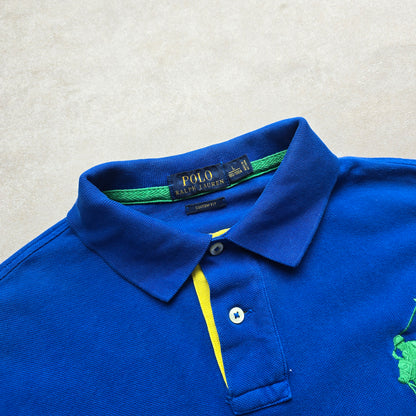 Ralph Lauren Blue Big Pony Polo Shirt - L