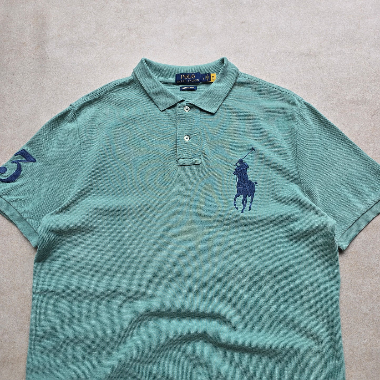 Ralph Lauren Green Big Pony Polo Shirt - L