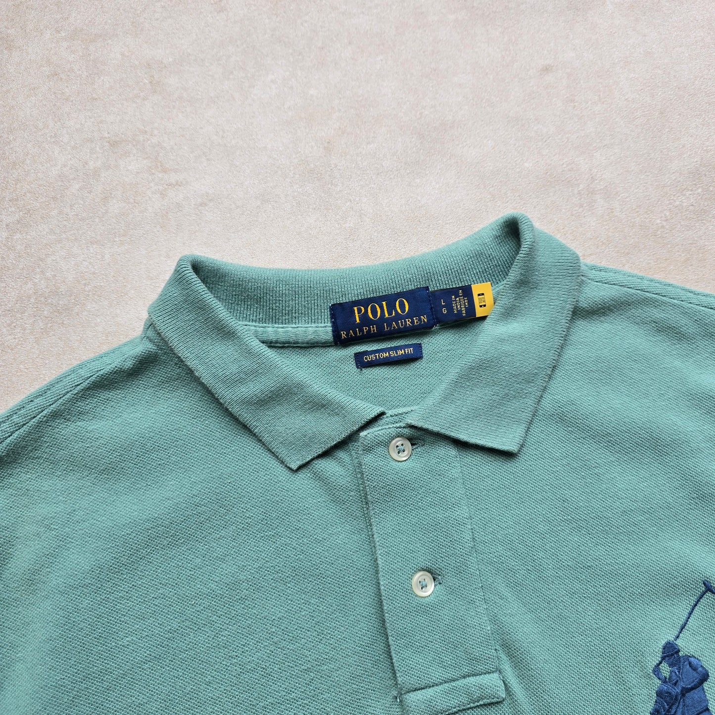 Ralph Lauren Green Big Pony Polo Shirt - L