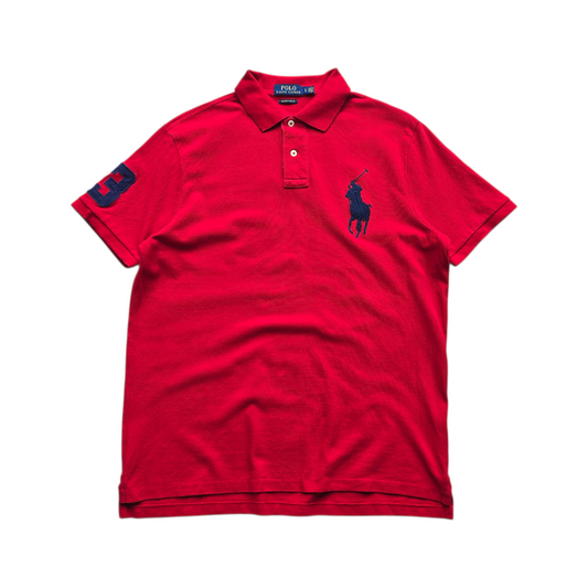 Ralph Lauren Red Big Pony Polo Shirt - L