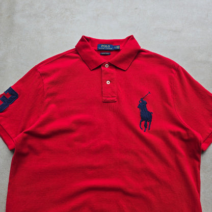 Ralph Lauren Red Big Pony Polo Shirt - L