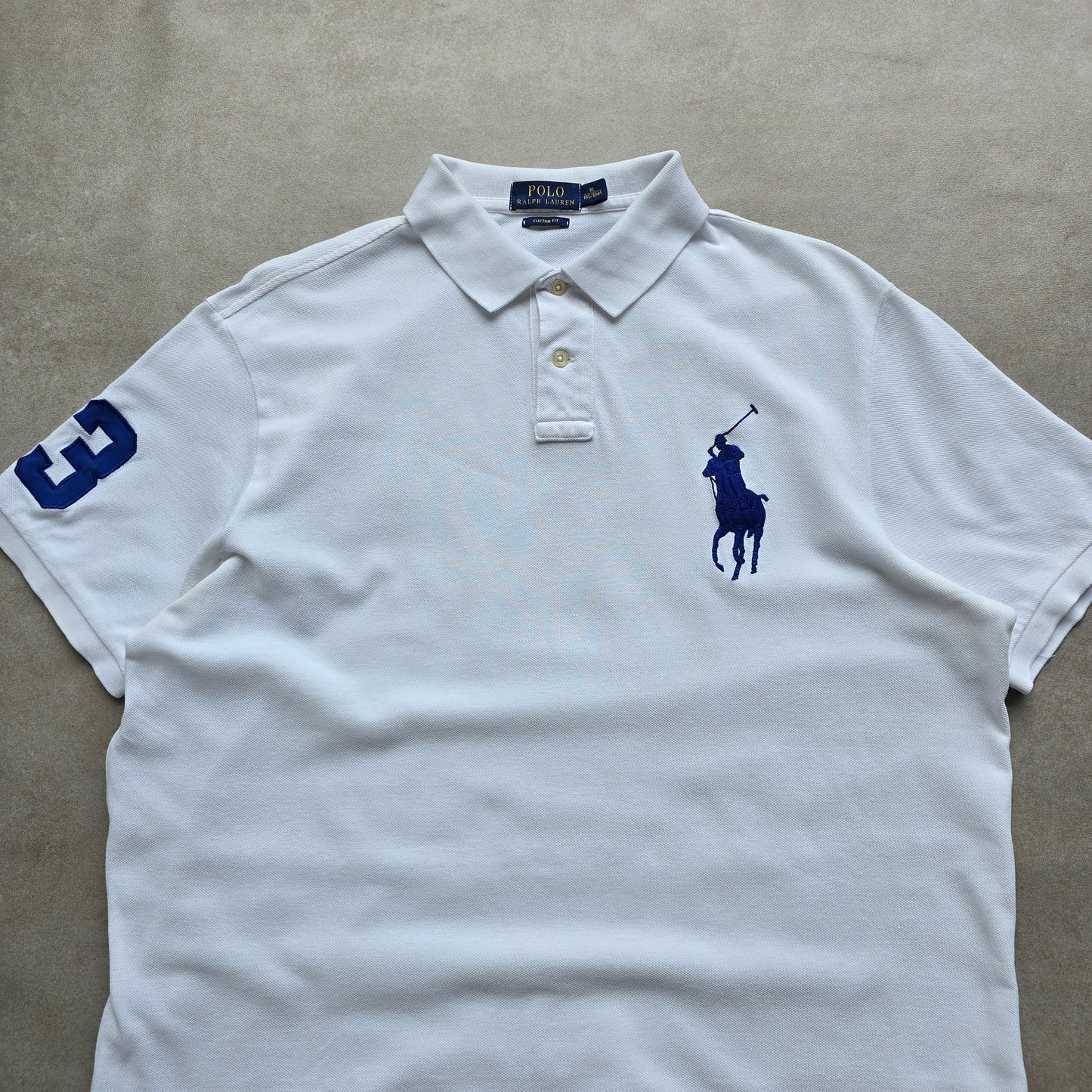 Ralph Lauren White Big Pony Polo Shirt - XL