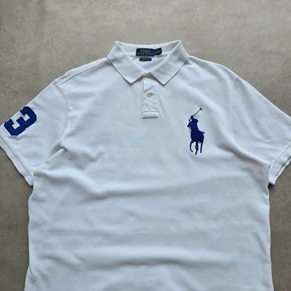 Ralph Lauren White Big Pony Polo Shirt - XL