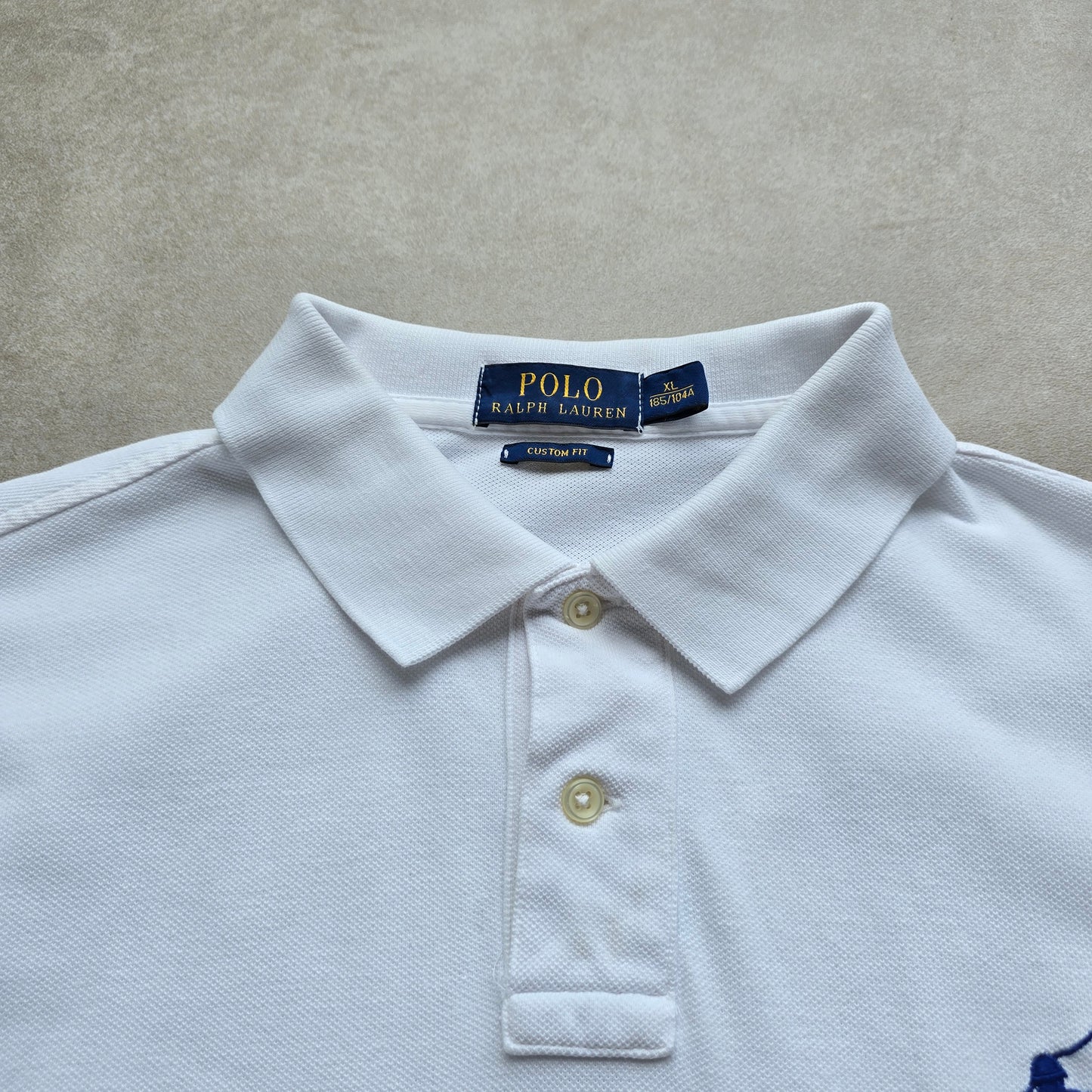 Ralph Lauren White Big Pony Polo Shirt - XL