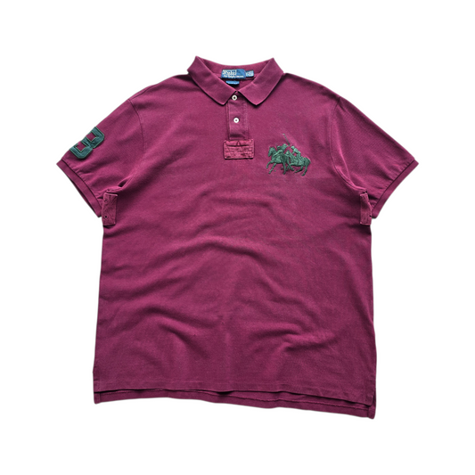 Vintage Ralph Lauren Double Pony Polo Shirt - XL