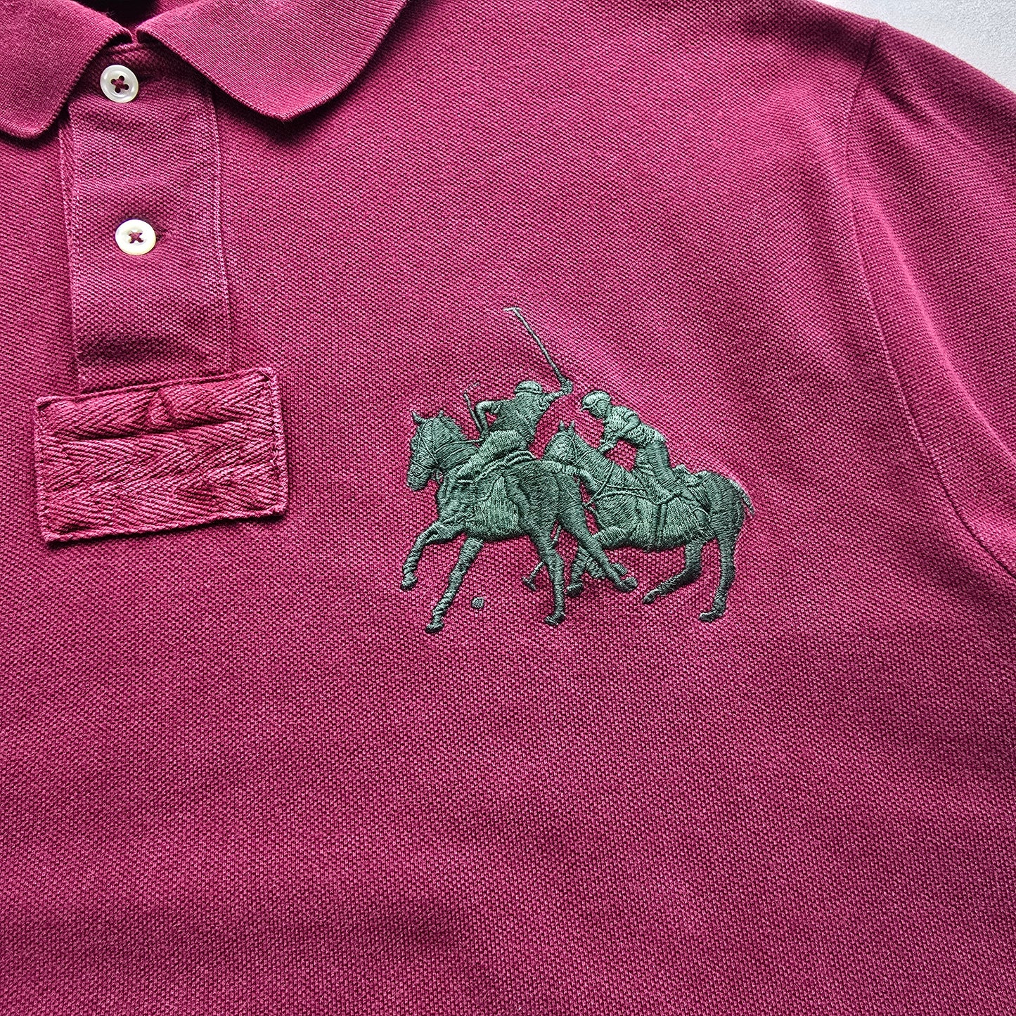 Vintage Ralph Lauren Double Pony Polo Shirt - XL