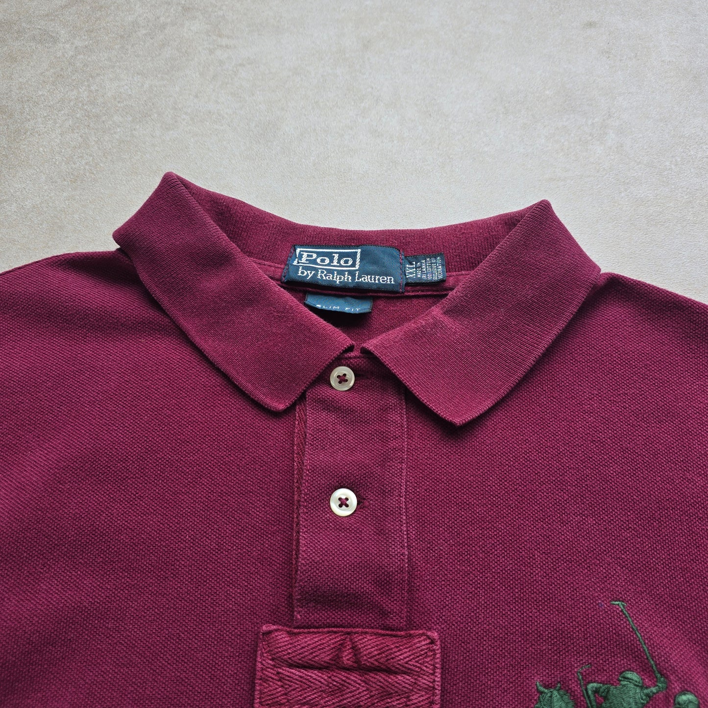 Vintage Ralph Lauren Double Pony Polo Shirt - XL