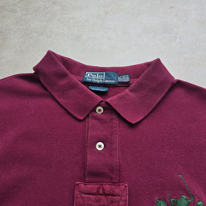 Vintage Ralph Lauren Double Pony Polo Shirt - XL