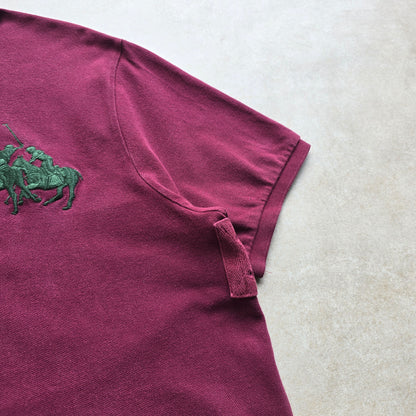 Vintage Ralph Lauren Double Pony Polo Shirt - XL