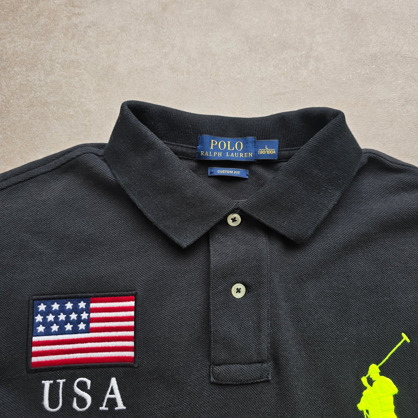 Ralph Lauren USA Big Pony Polo Shirt - L