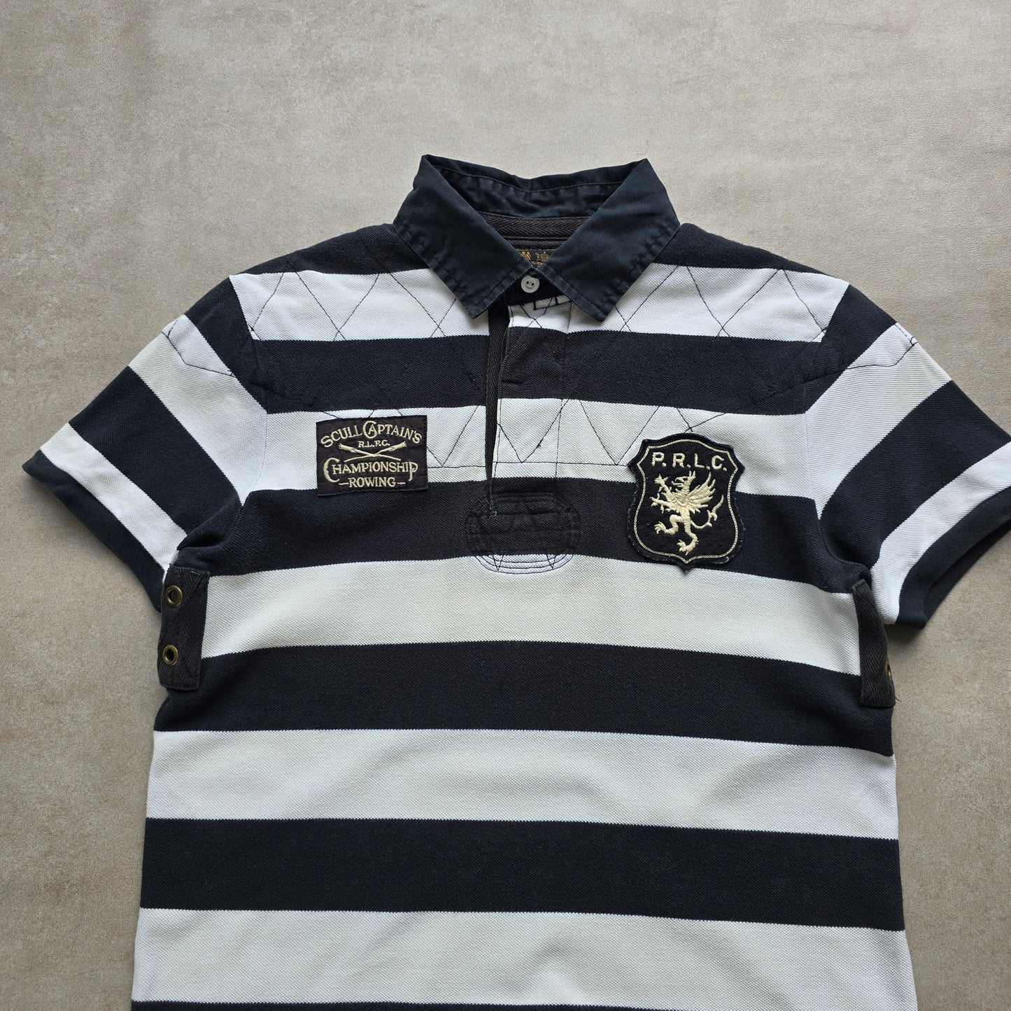 RARE Vintage Ralph Lauren Skull Captain's Polo Shirt - S