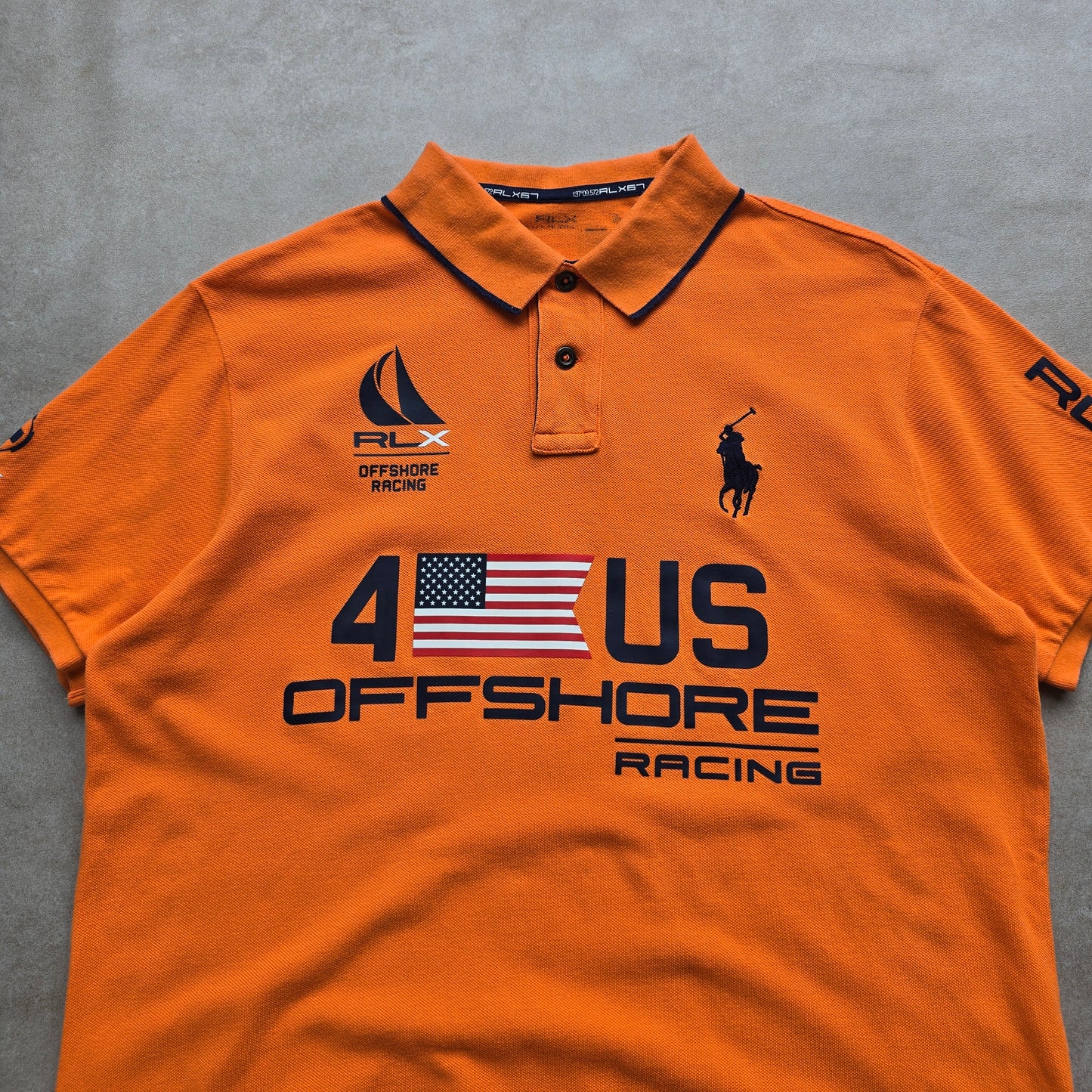 Ralph Lauren RLX US Offshore Racing Polo Shirt - L/XL