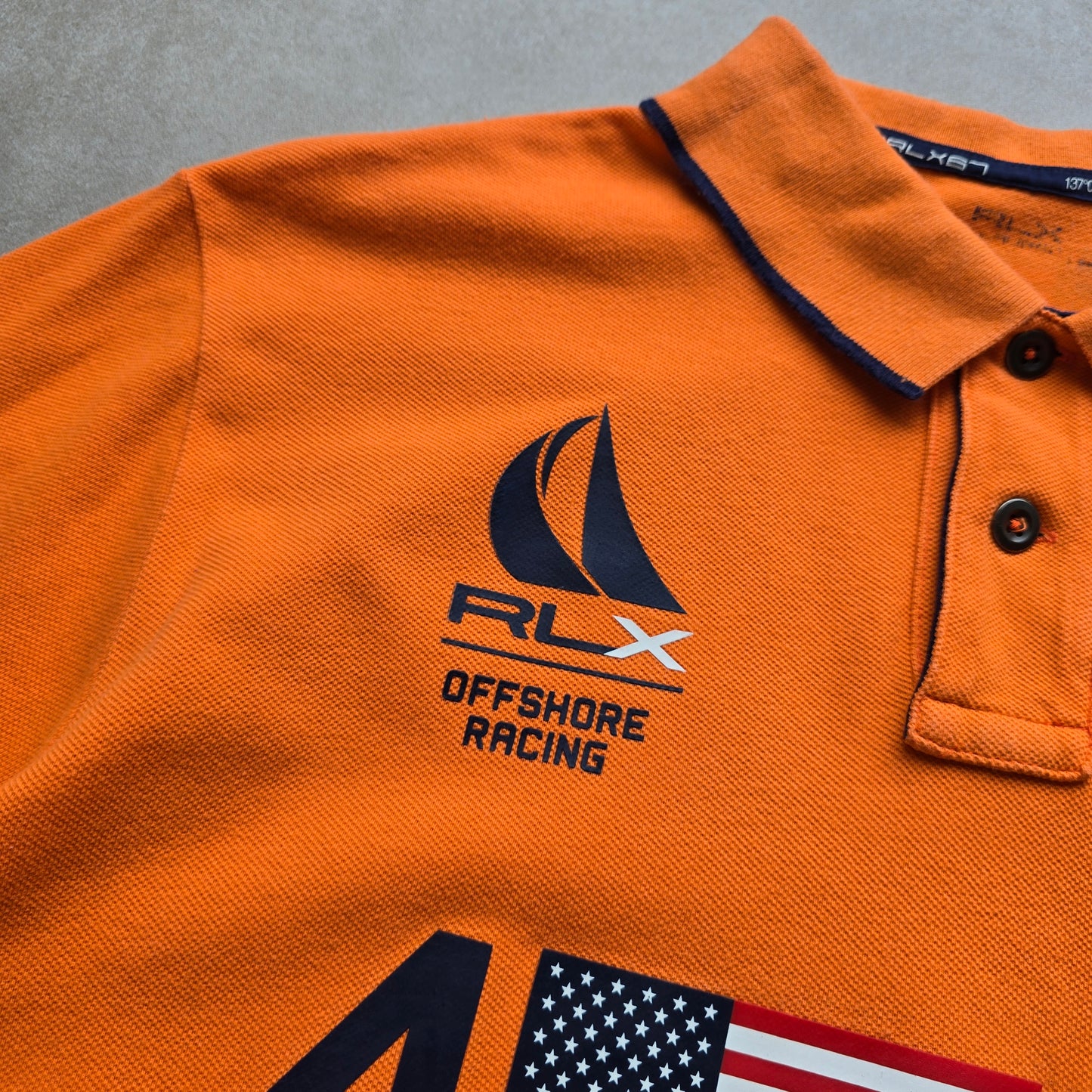 Ralph Lauren RLX US Offshore Racing Polo Shirt - L/XL