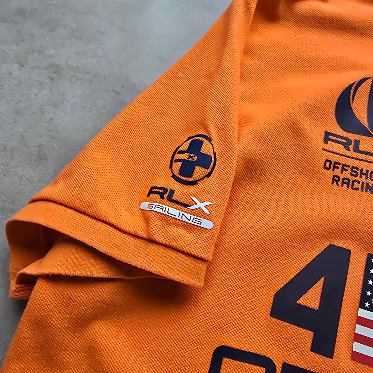 Ralph Lauren RLX US Offshore Racing Polo Shirt - L/XL