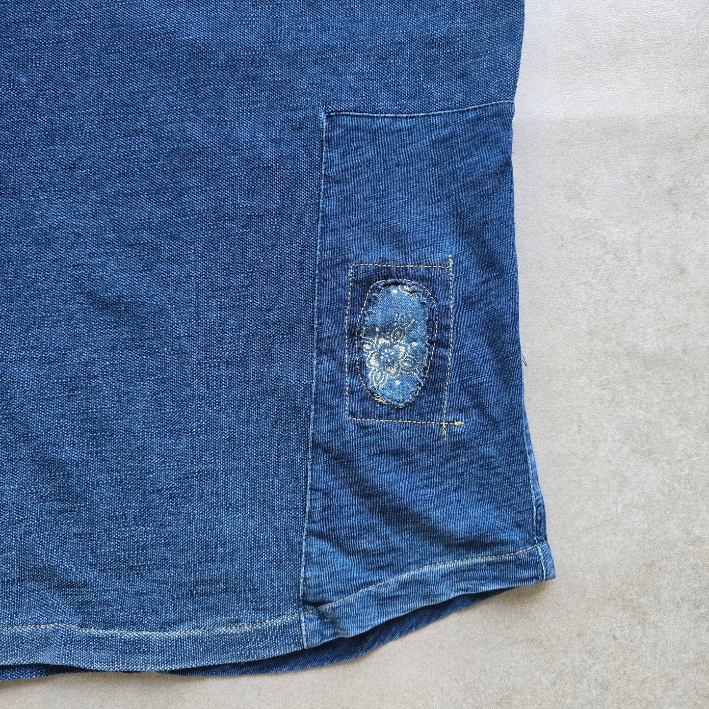 RARE Ralph Lauren Cut n Sew Short Sleeve Button Up Shirt - L