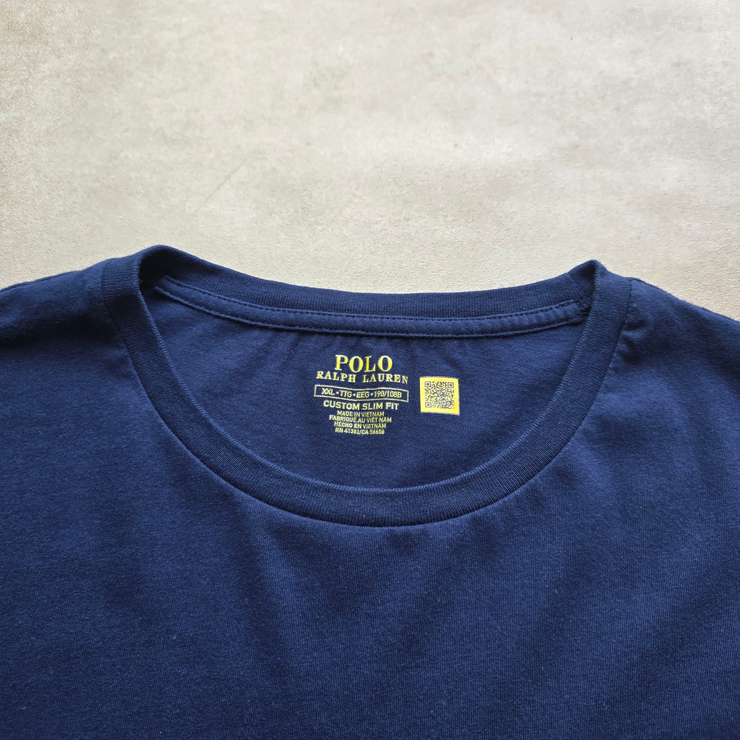 Ralph Lauren Navy Pocket Tee - XXL