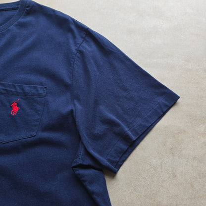 Ralph Lauren Navy Pocket Tee - XXL