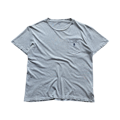 Ralph Lauren Grey Pocket Tee - M/L