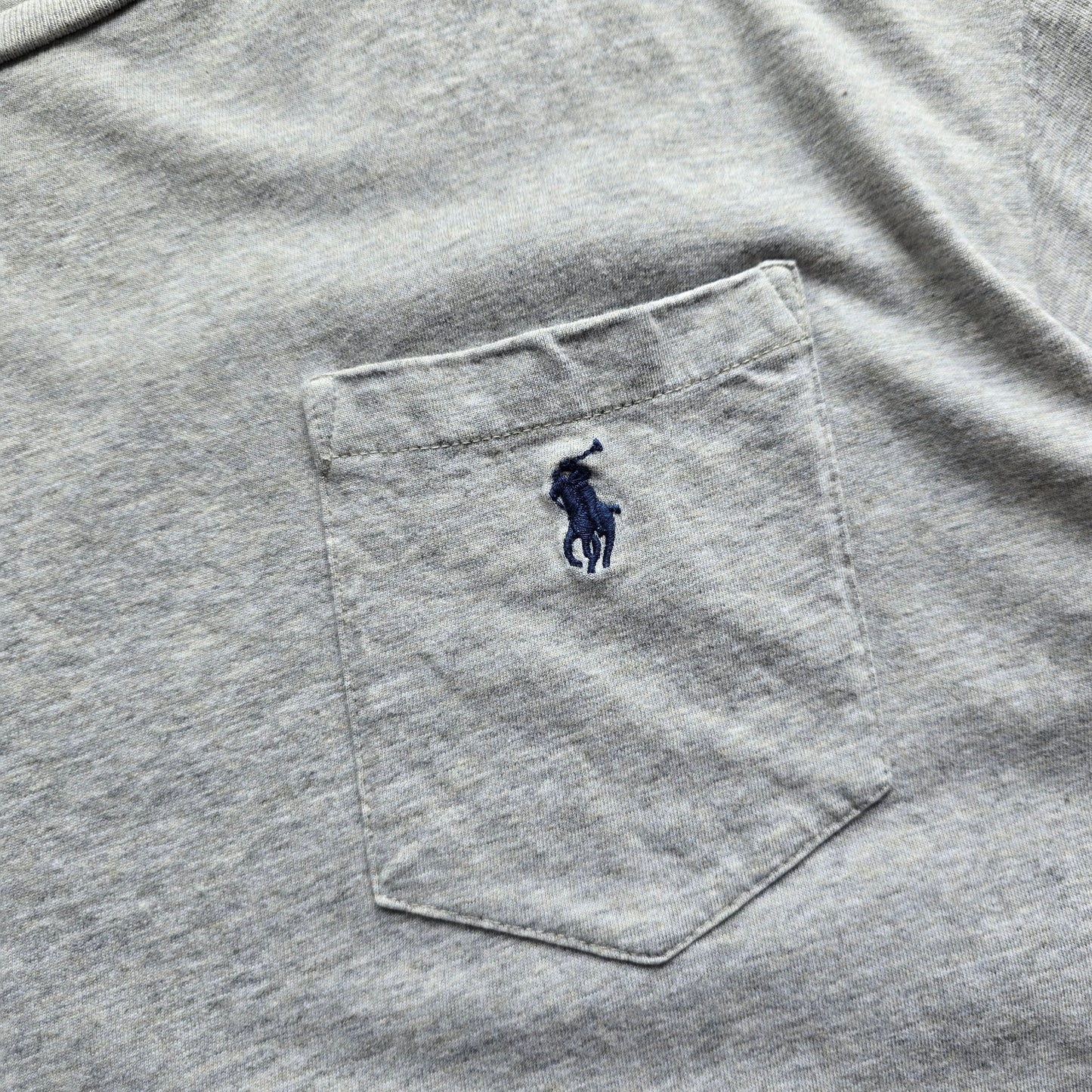 Ralph Lauren Grey Pocket Tee - M/L