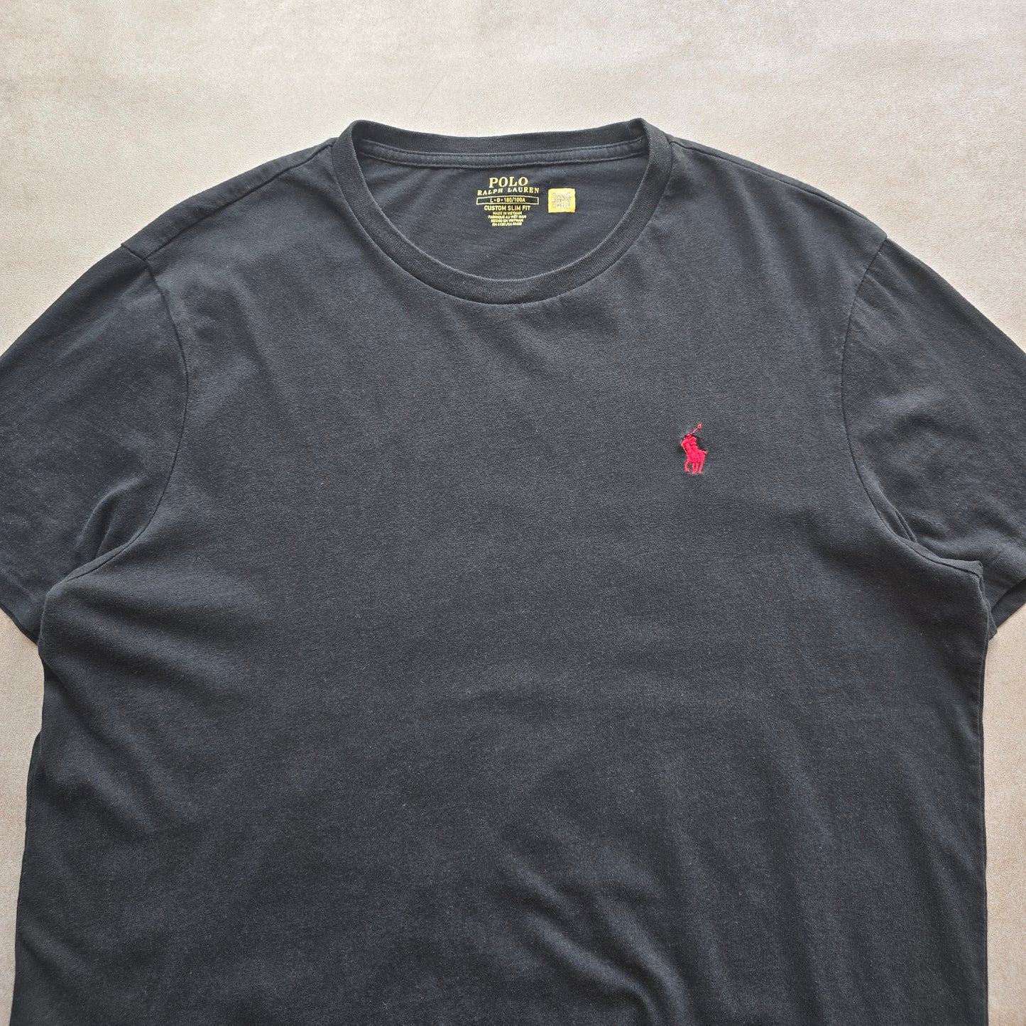 Ralph Lauren Black Tee - L