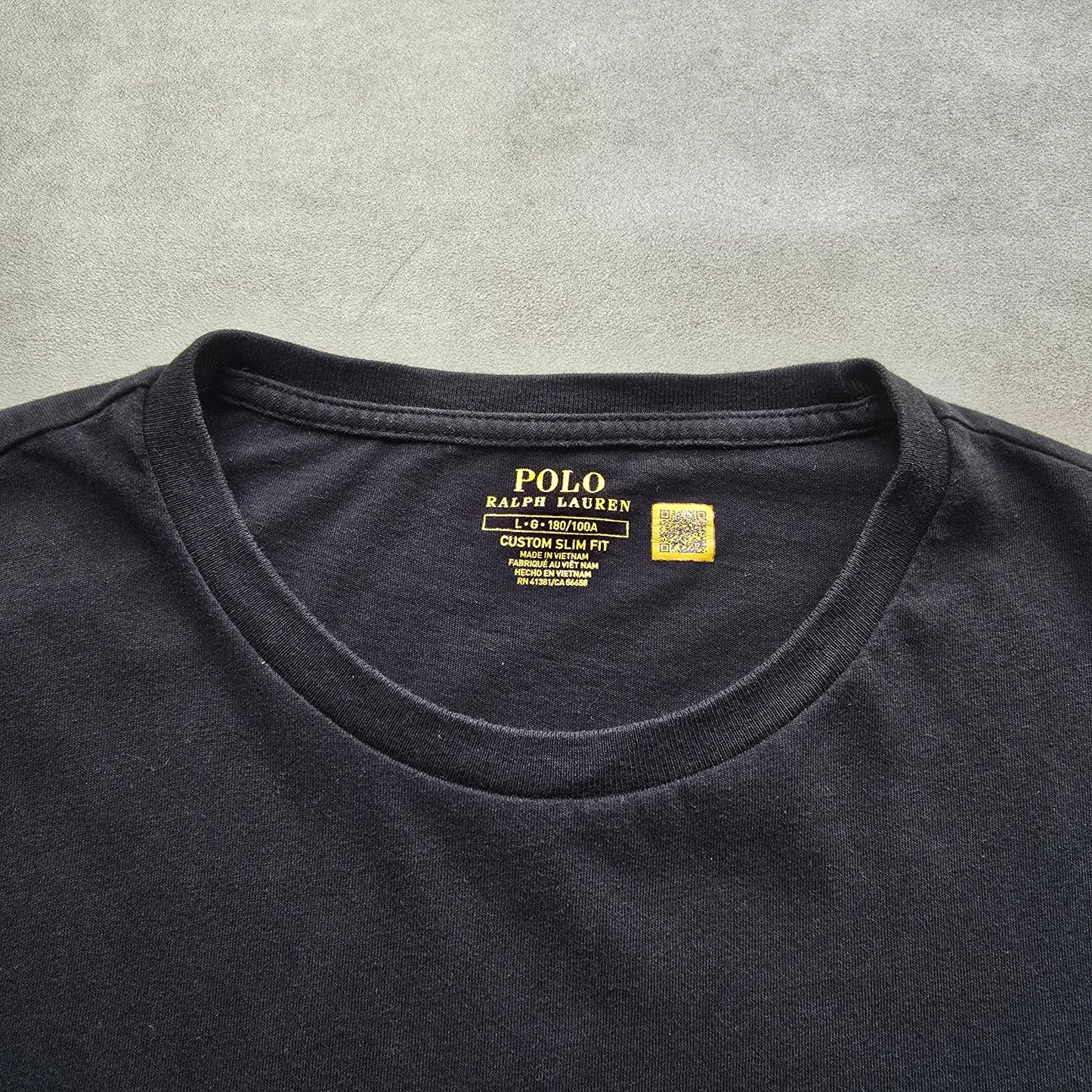 Ralph Lauren Black Tee - L