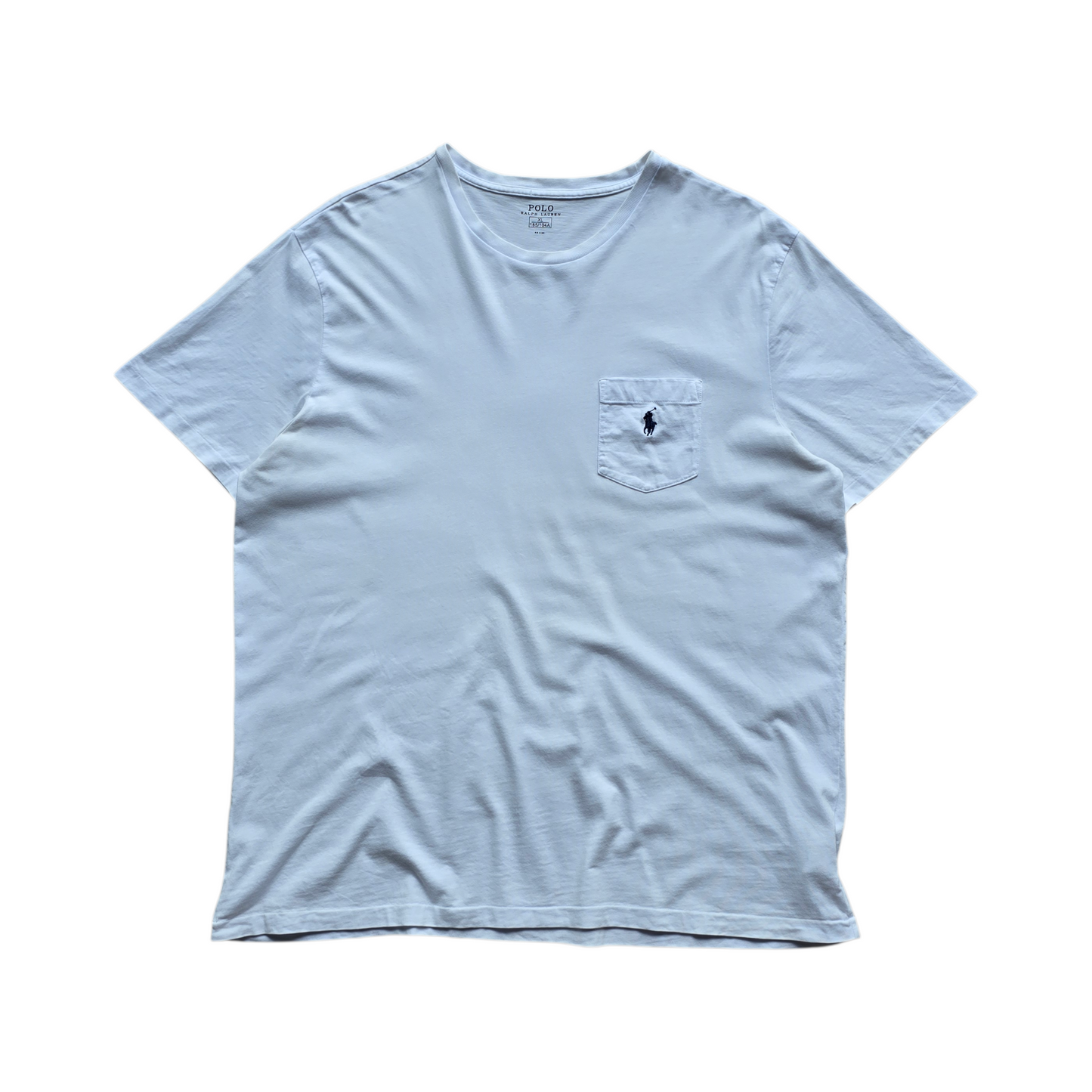 Ralph Lauren White Pocket Tee - XL