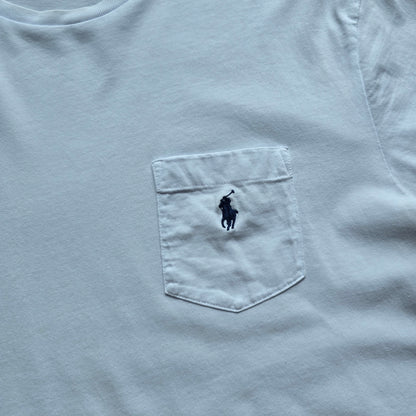 Ralph Lauren White Pocket Tee - XL