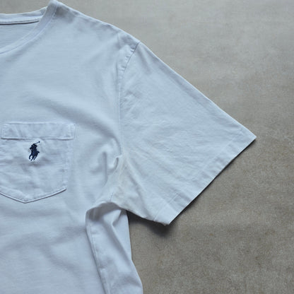 Ralph Lauren White Pocket Tee - XL