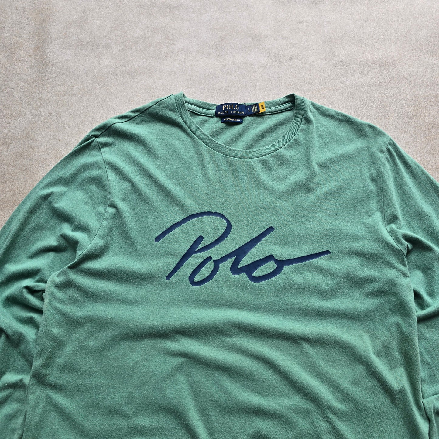 Ralph Lauren Long Sleeve Script Tee - M