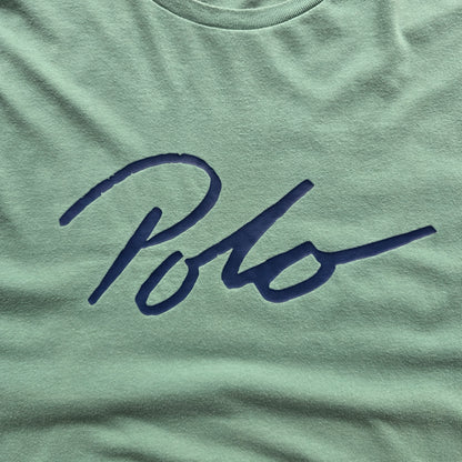 Ralph Lauren Long Sleeve Script Tee - M