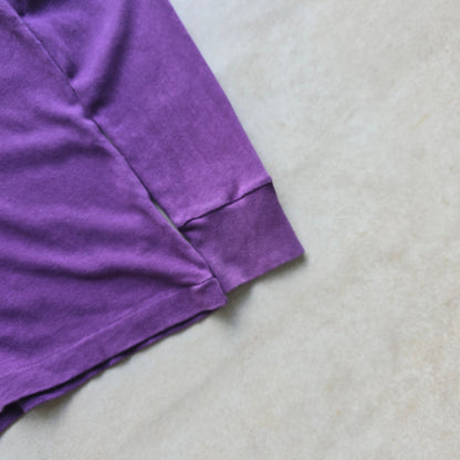 Vintage Ralph Lauren Purple Long Sleeve Polo Shirt - M