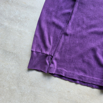 Vintage Ralph Lauren Purple Long Sleeve Polo Shirt - M