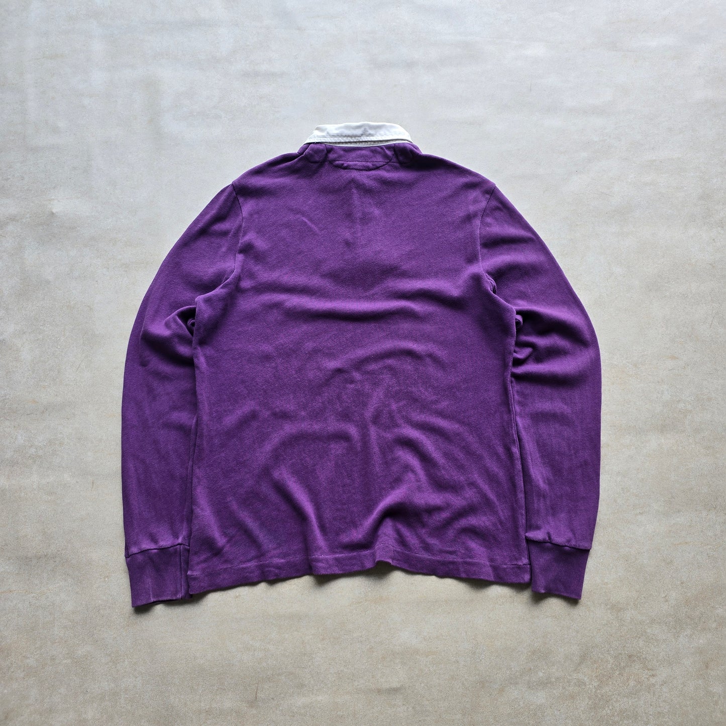 Vintage Ralph Lauren Purple Long Sleeve Polo Shirt - M